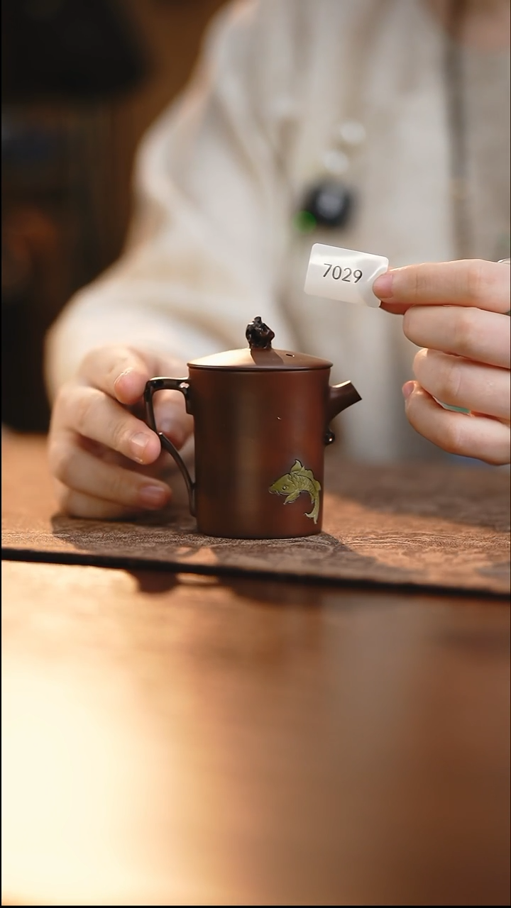 雲梦茶器紫陶茶壶7029