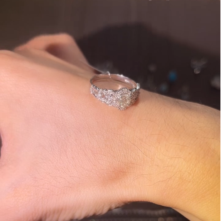 【千盟珠宝】18k金 独钻戒指