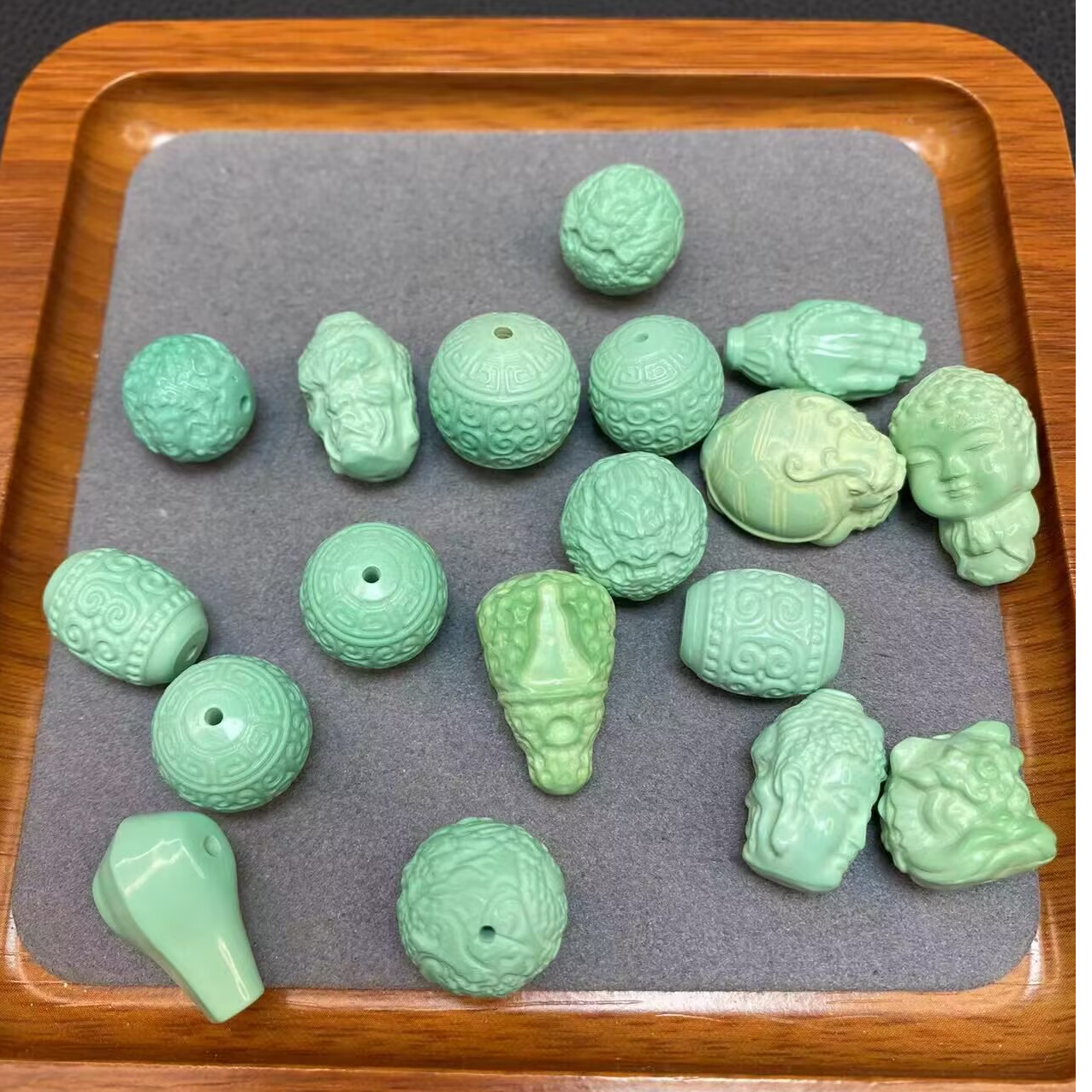 高润丫脚侗子勾创意DIY穿珠串珠通拍