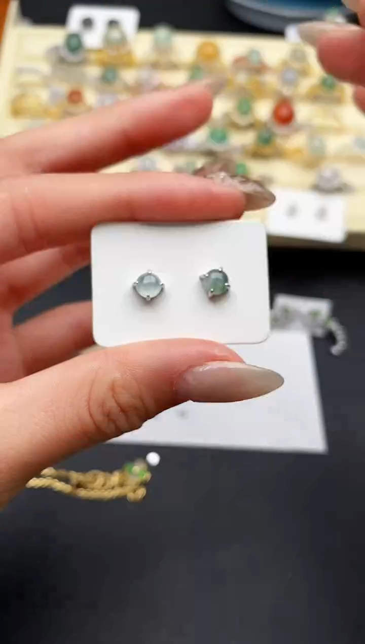 【闪购商品】翡翠戒指银S925镶嵌11111111+2