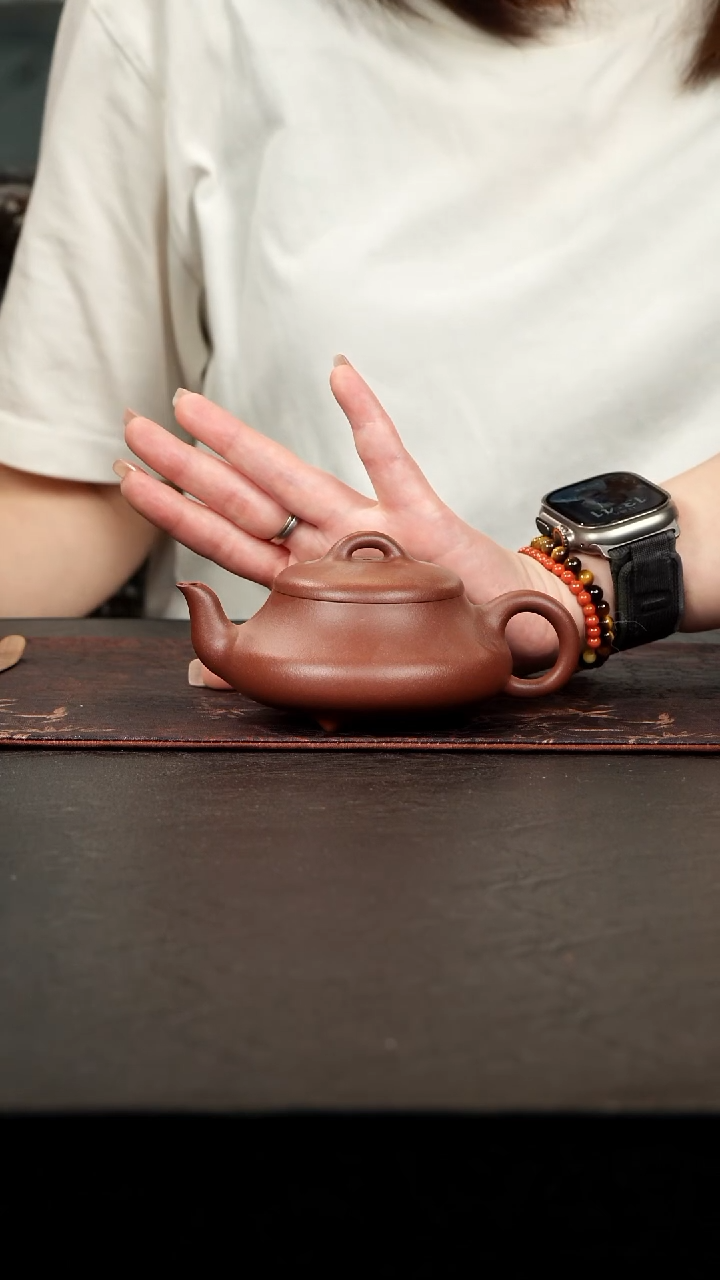 茶壶紫砂中槽青汉棠石瓢170cc