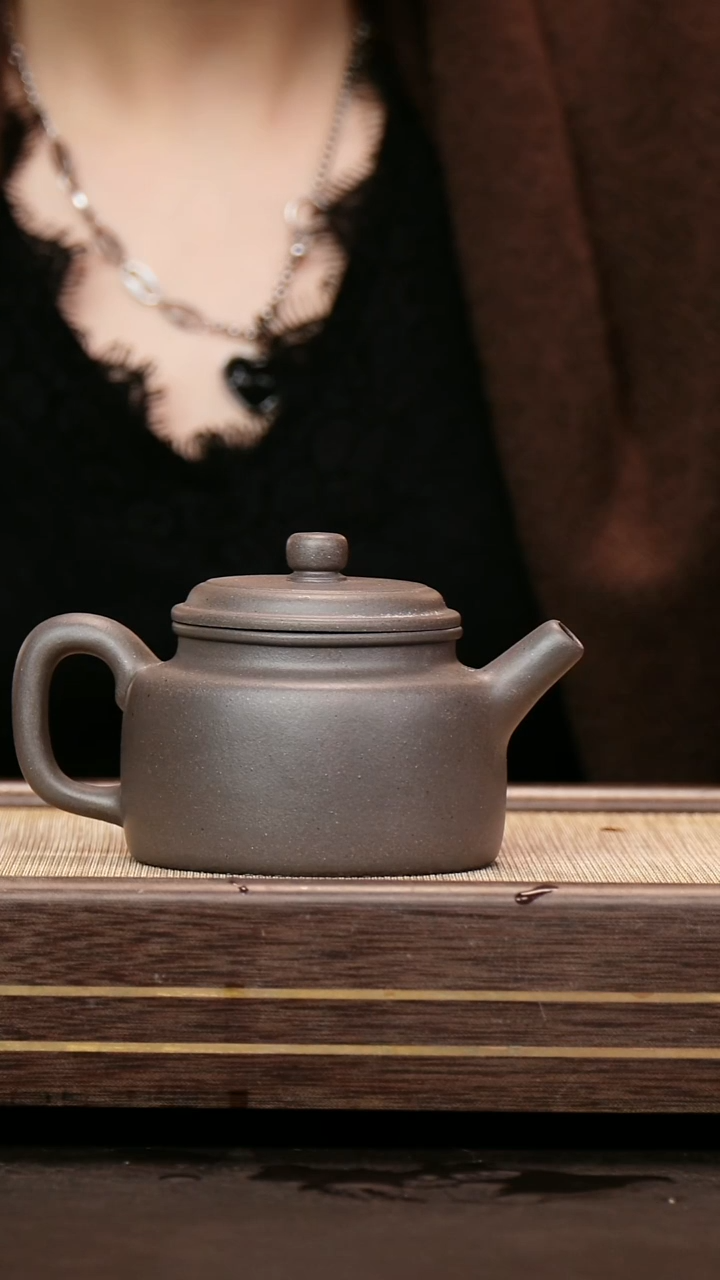茶壶紫砂25青灰料 德钟