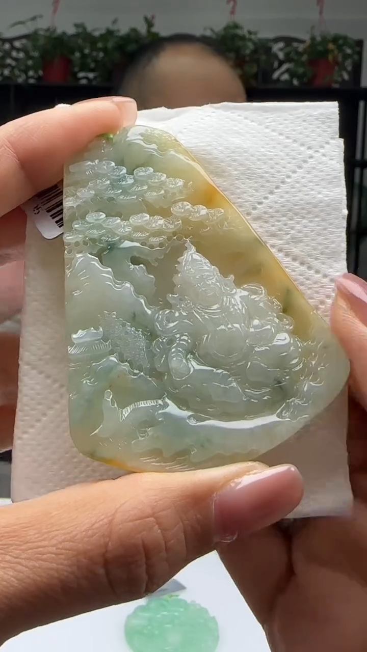 【闪购商品】翡翠颈饰未镶嵌天然翡翠A货吊坠