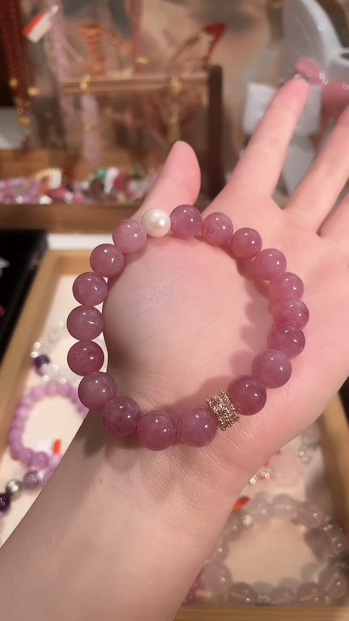 【闪购商品】水晶手串合金桑烟定制021