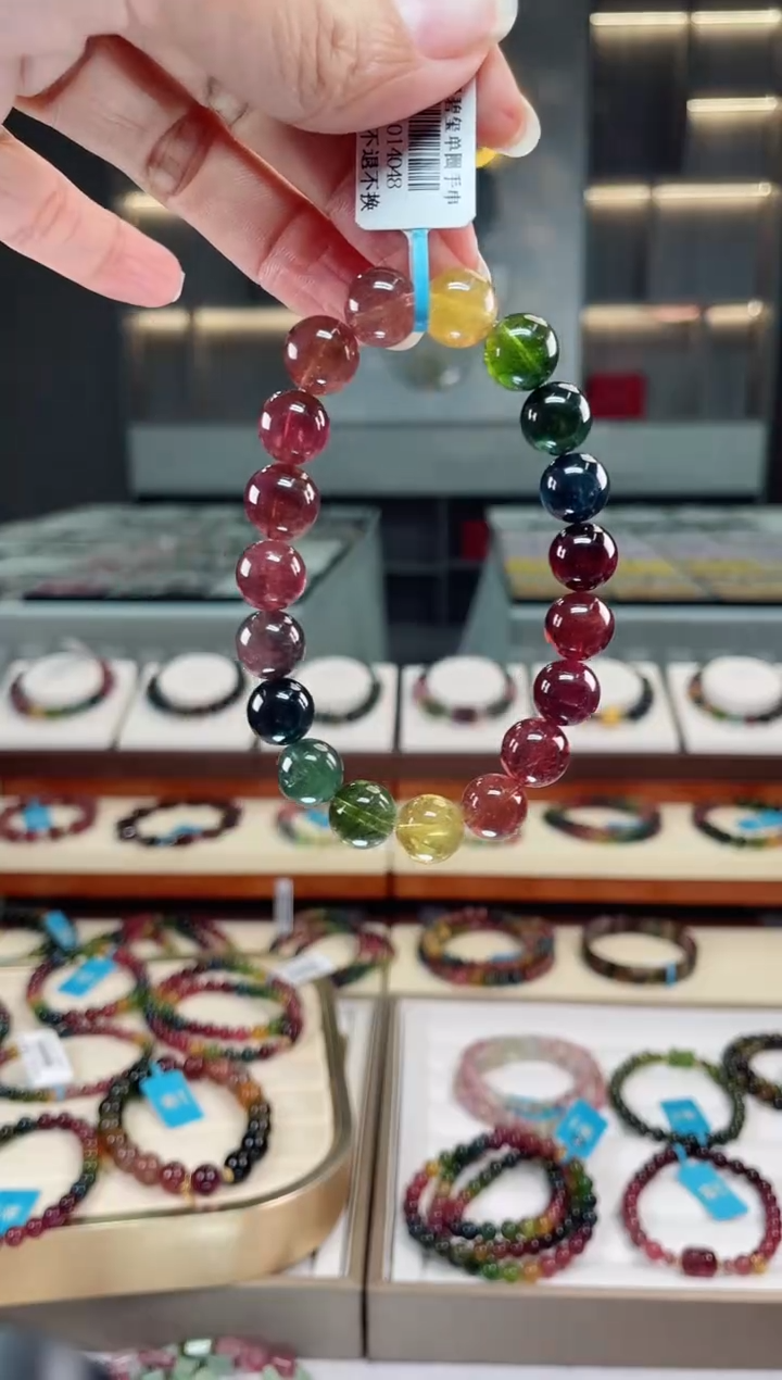 【闪购商品】碧玺单圈手串未镶嵌（多样性发一条）Q