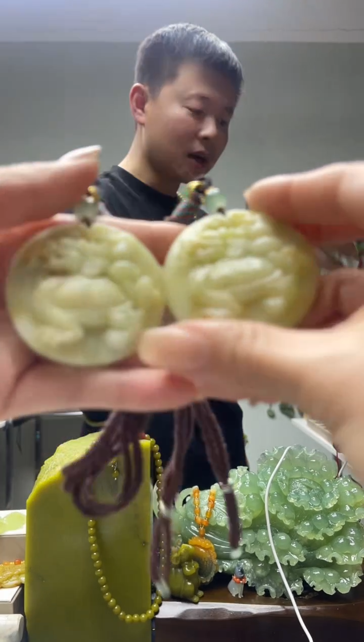 未镶嵌岫玉颈饰多样性发货 拍一发一