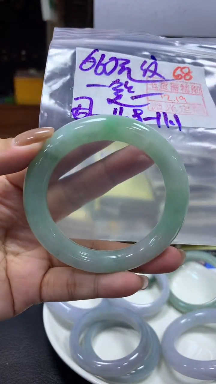 未镶嵌定制翡翠一**过毛货需精细抛光+拍一发一+68