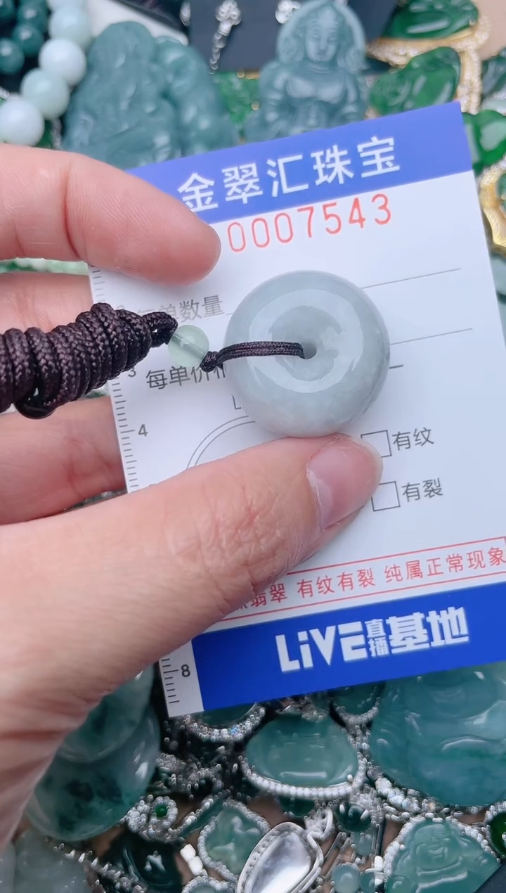 【闪购商品】翡翠颈饰未镶嵌7543......1