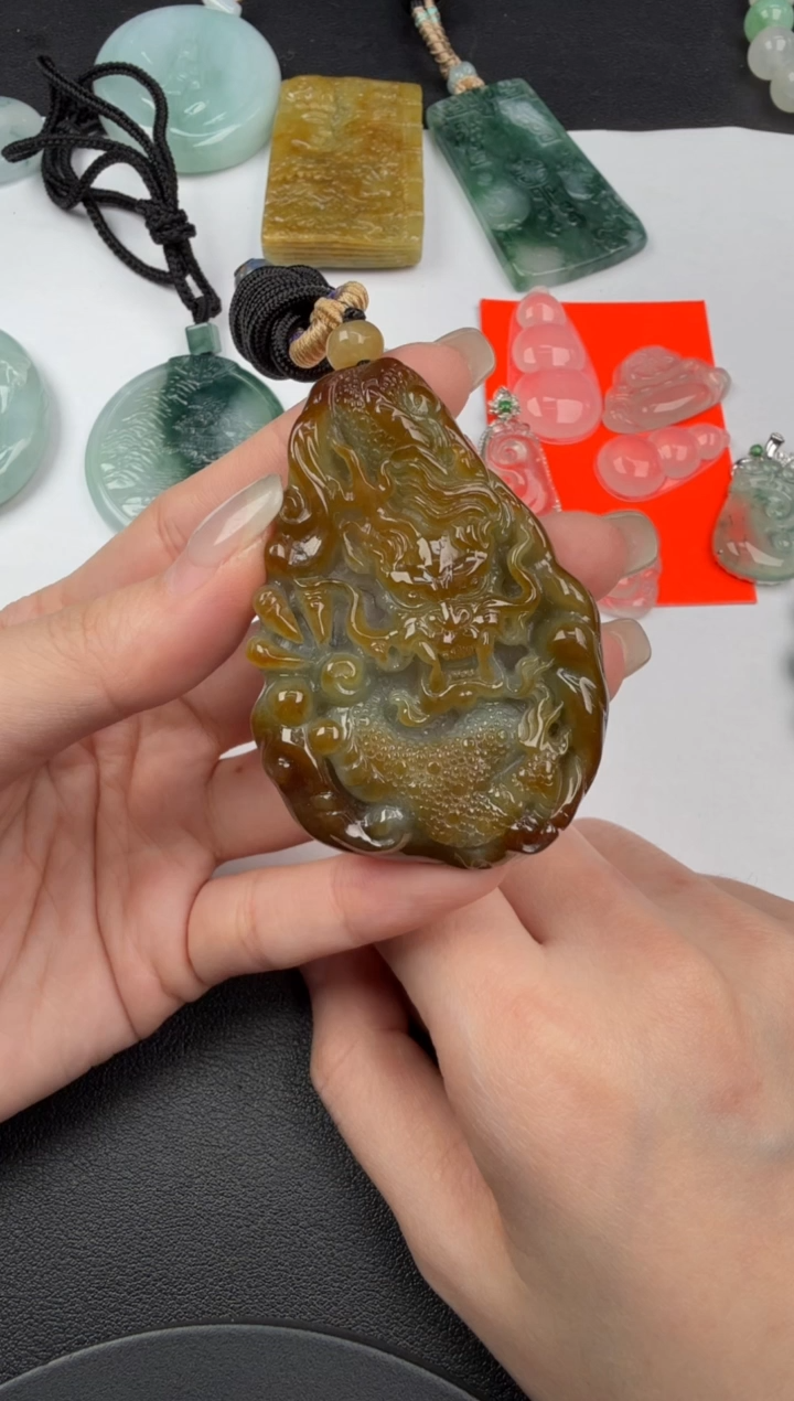 吊坠(不含链)未镶嵌翡翠翡翠饰品-230