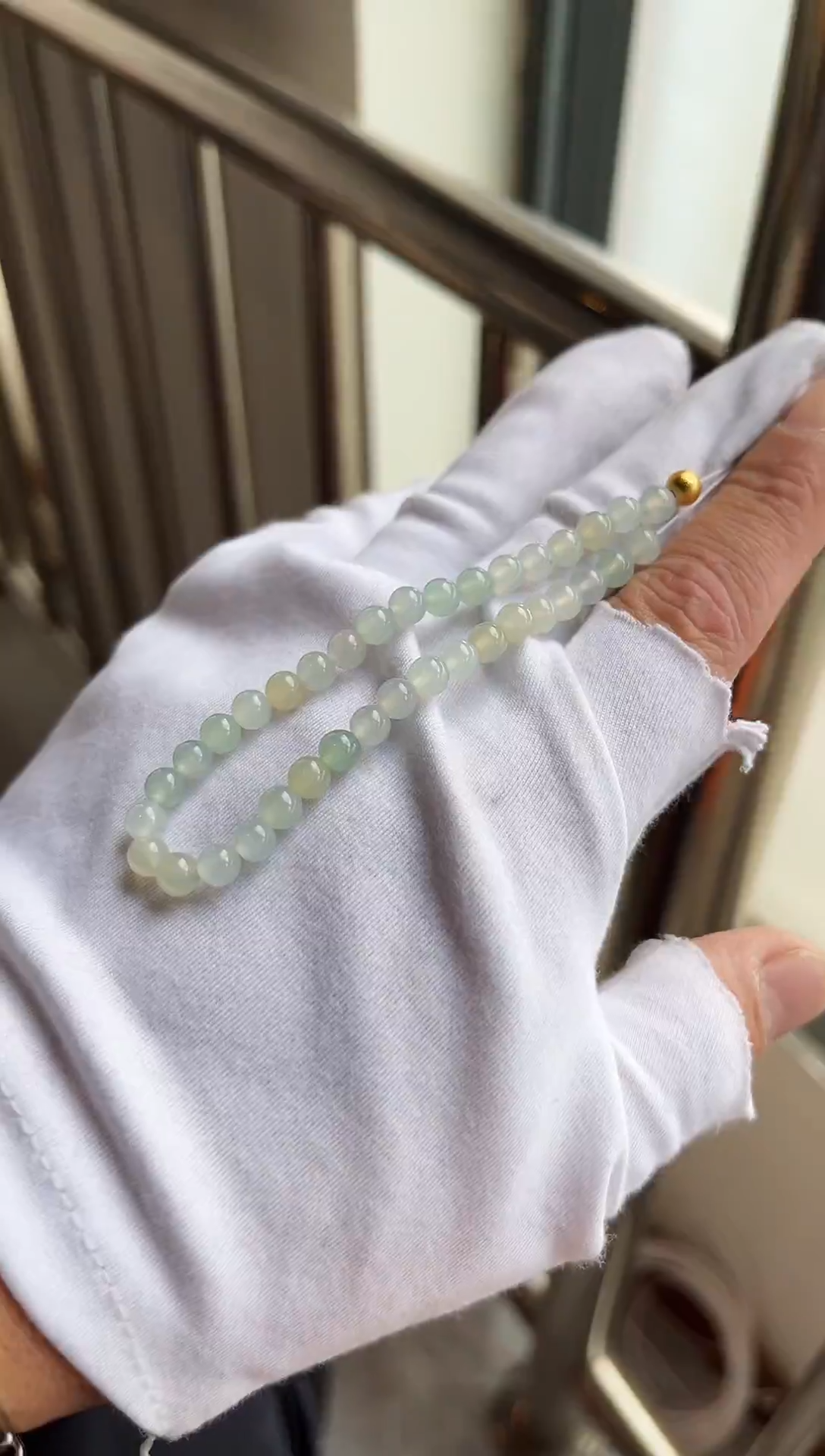 散珠翡翠翡翠手串卡5