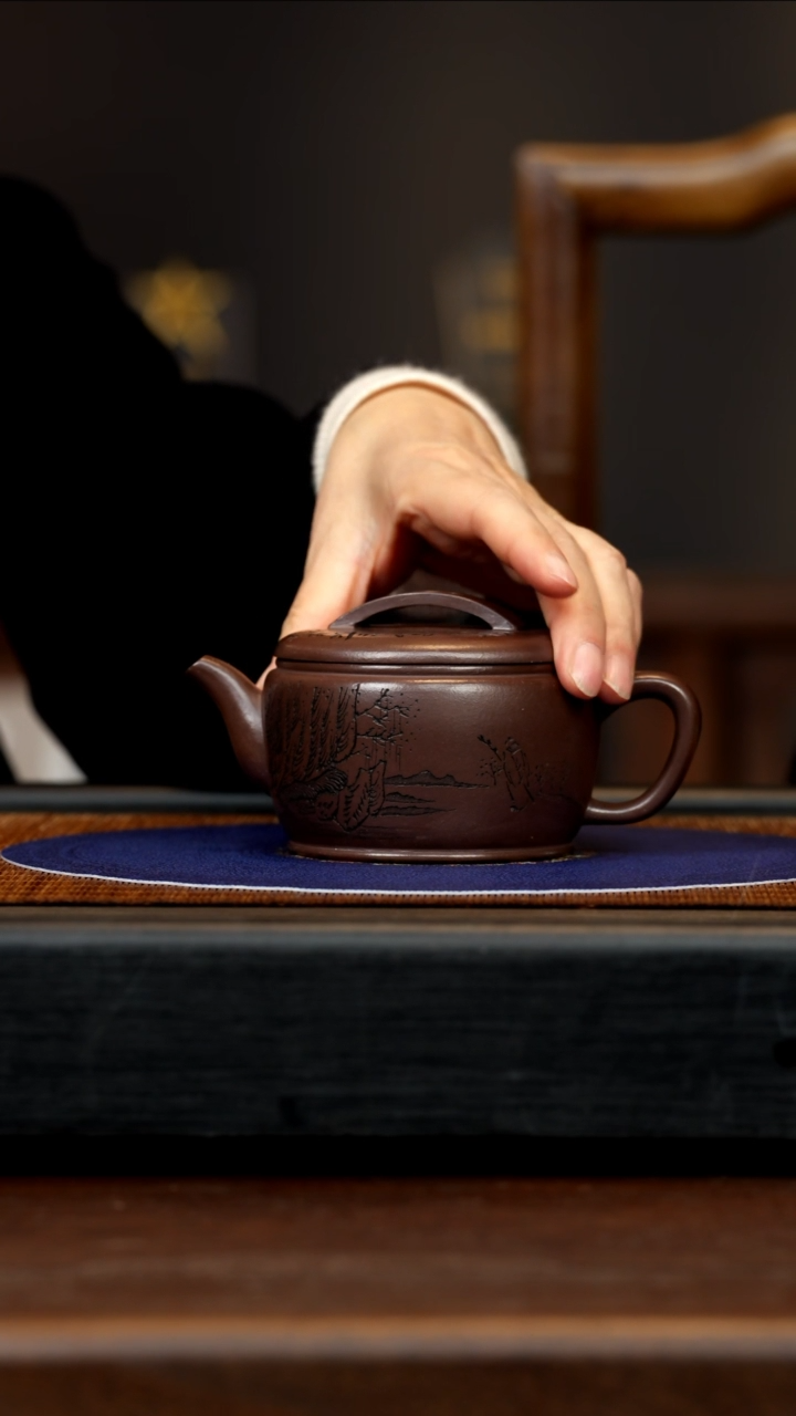 【闪购商品】紫砂茶壶ZXJ  汉棠紫泥 汉瓦