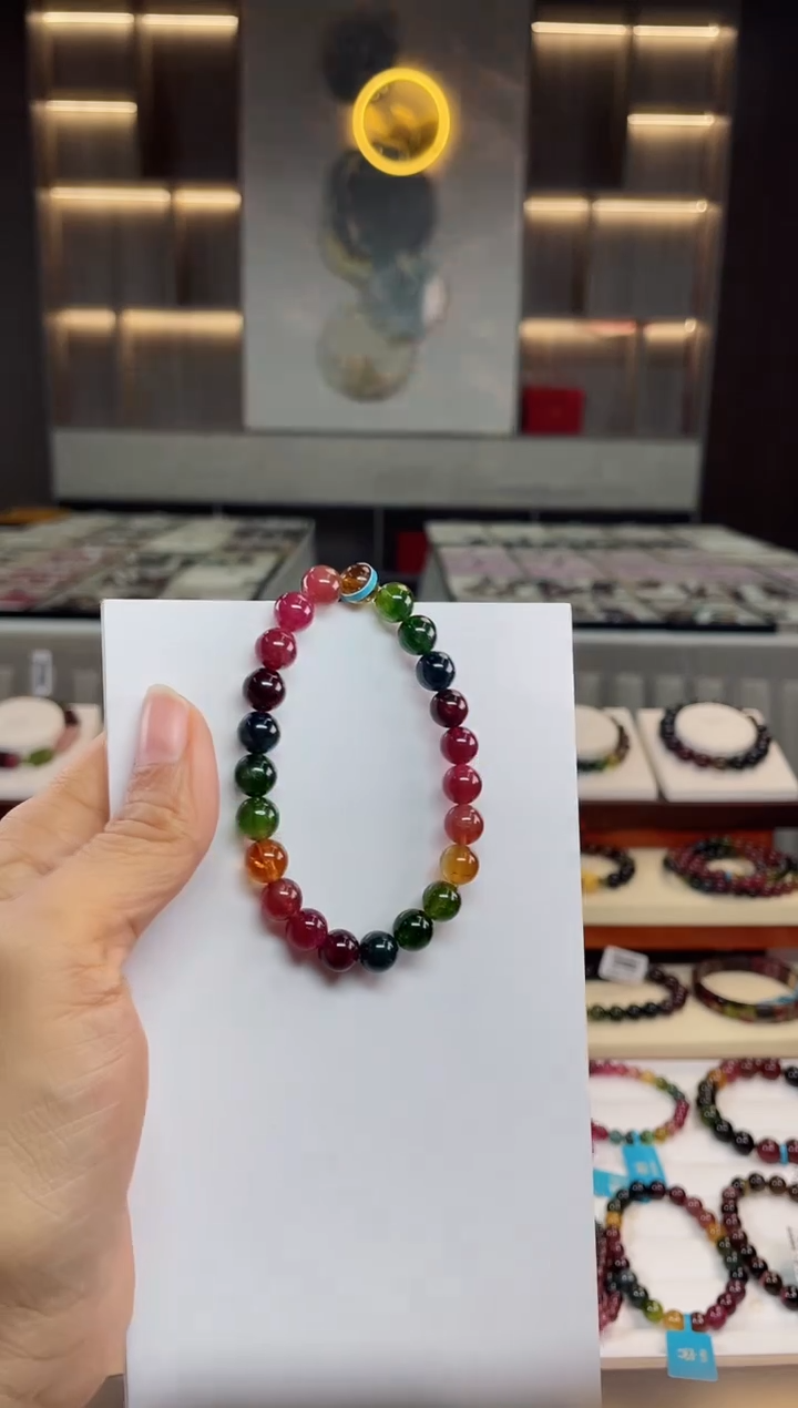 【闪购商品】碧玺单圈手串未镶嵌（多样性发一条）Q   