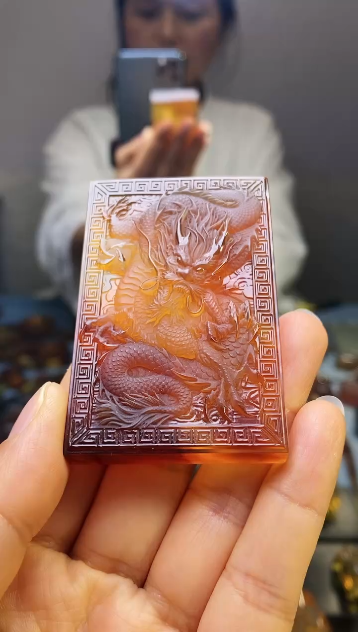 【闪购商品】琥珀颈饰未镶嵌HP99-74（精工·龙）