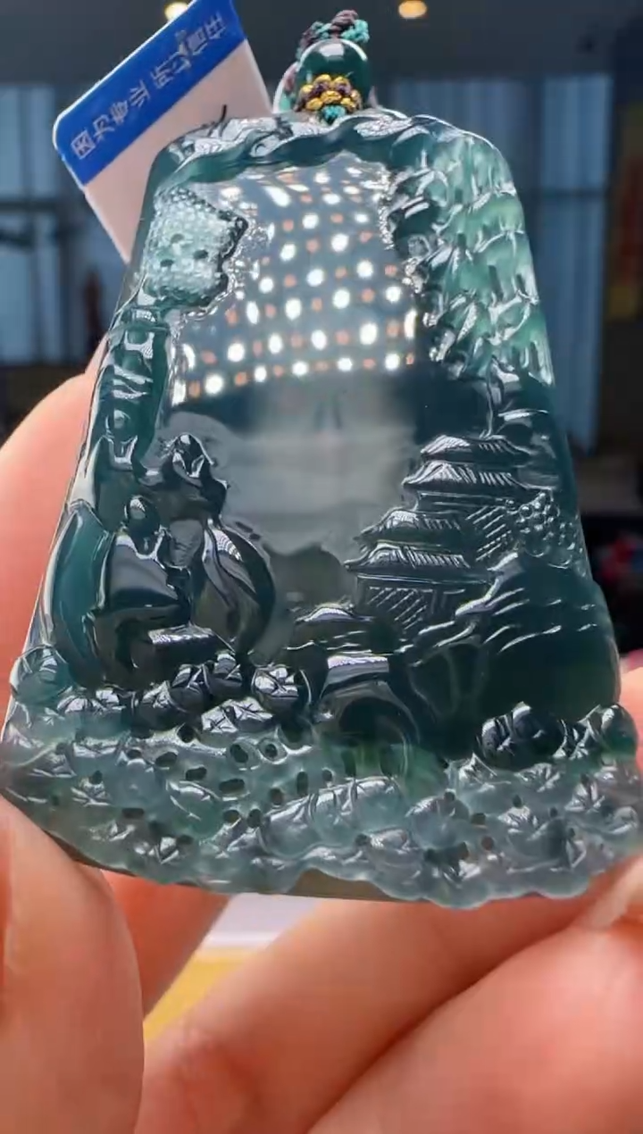 颈饰未镶嵌翡翠多样性发其一YJ@@960Q3J19789