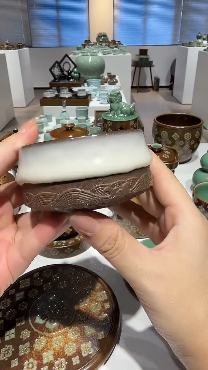 青瓷手工茶器不带礼盒包邮