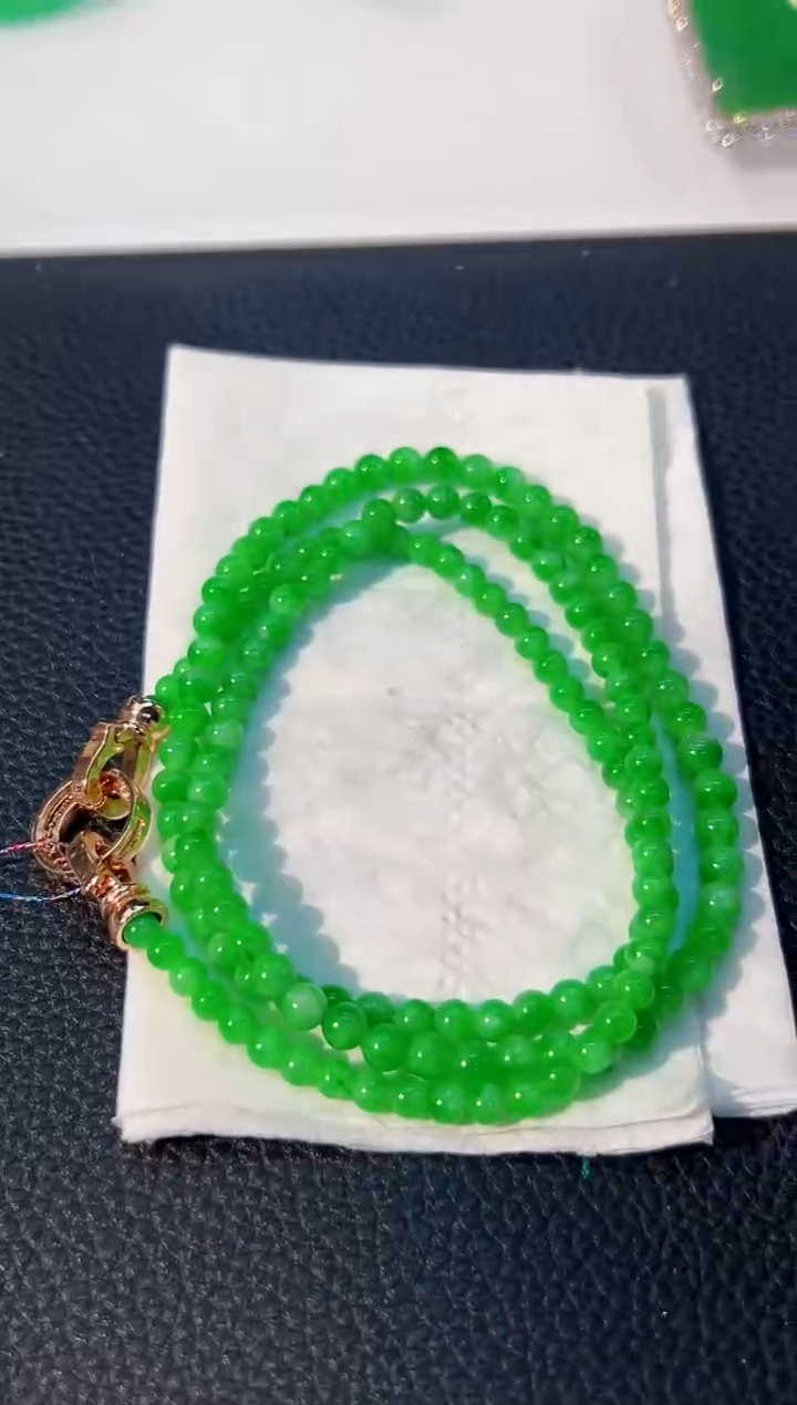 颈饰未镶嵌翡翠 缅料A货/支持复检/一件