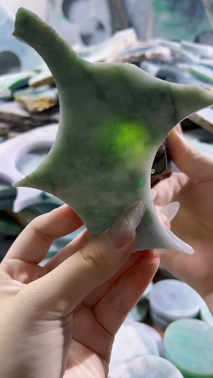 翡翠裸石缅甸翡翠A货晴5687