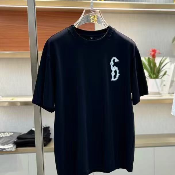 【雅痞专属】5135男士短袖t恤2025夏季新款休闲潮流百搭上衣-B31