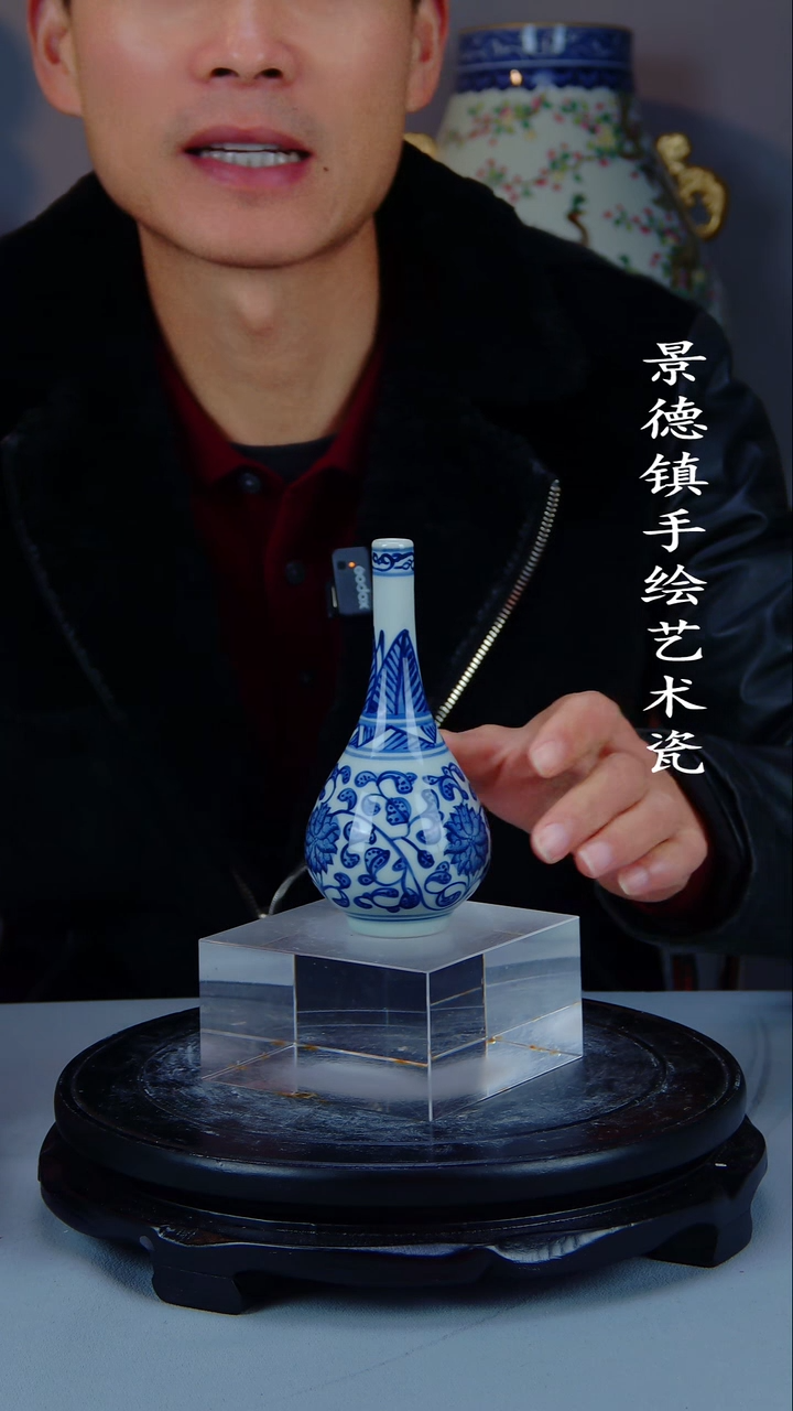摆件陶瓷景德镇手工手绘陶瓷摆件13
