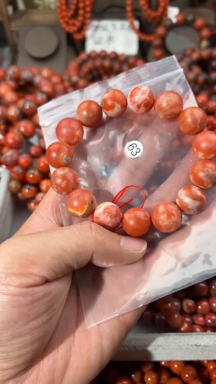 南红玛瑙未镶嵌手串15