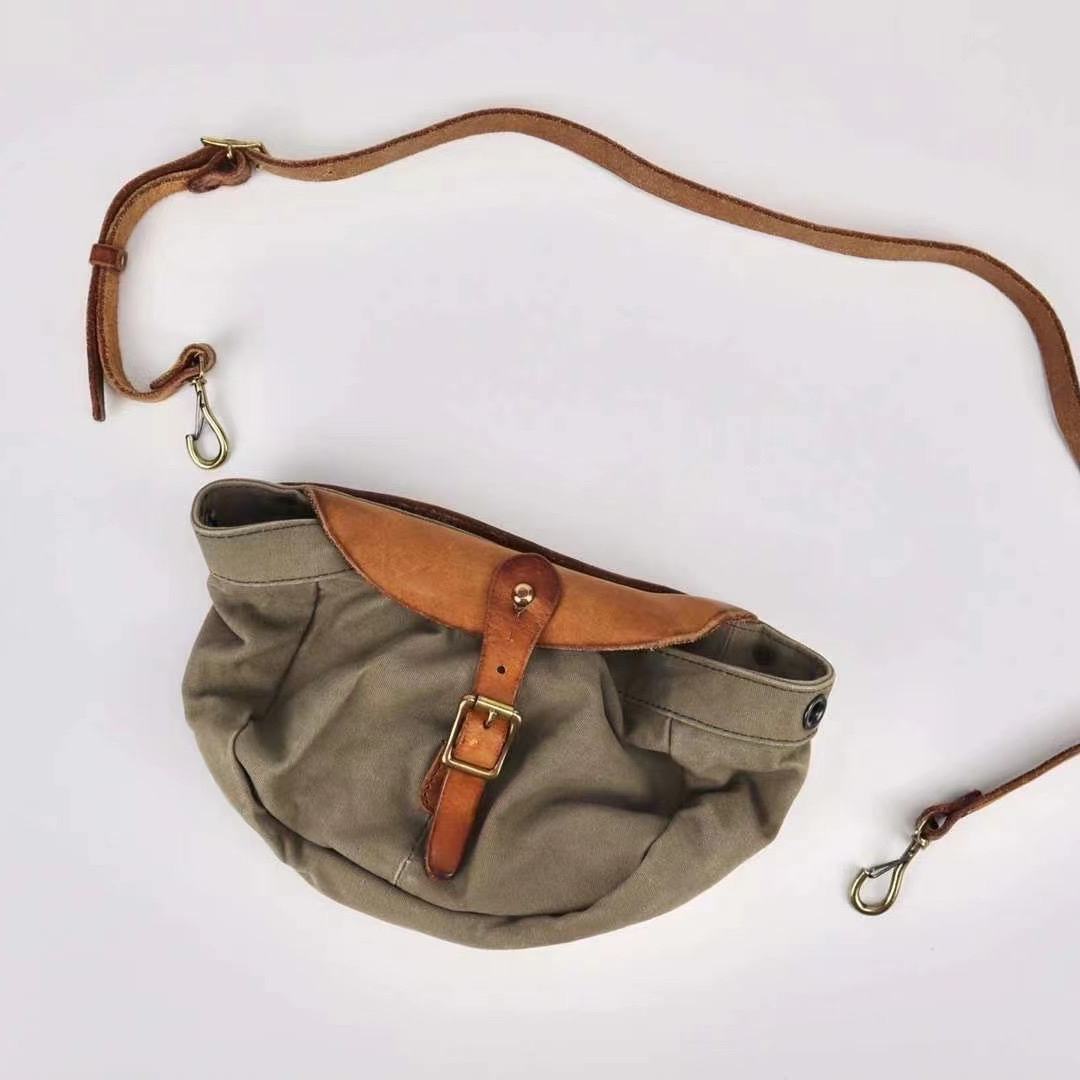 美式休闲帆布通勤包