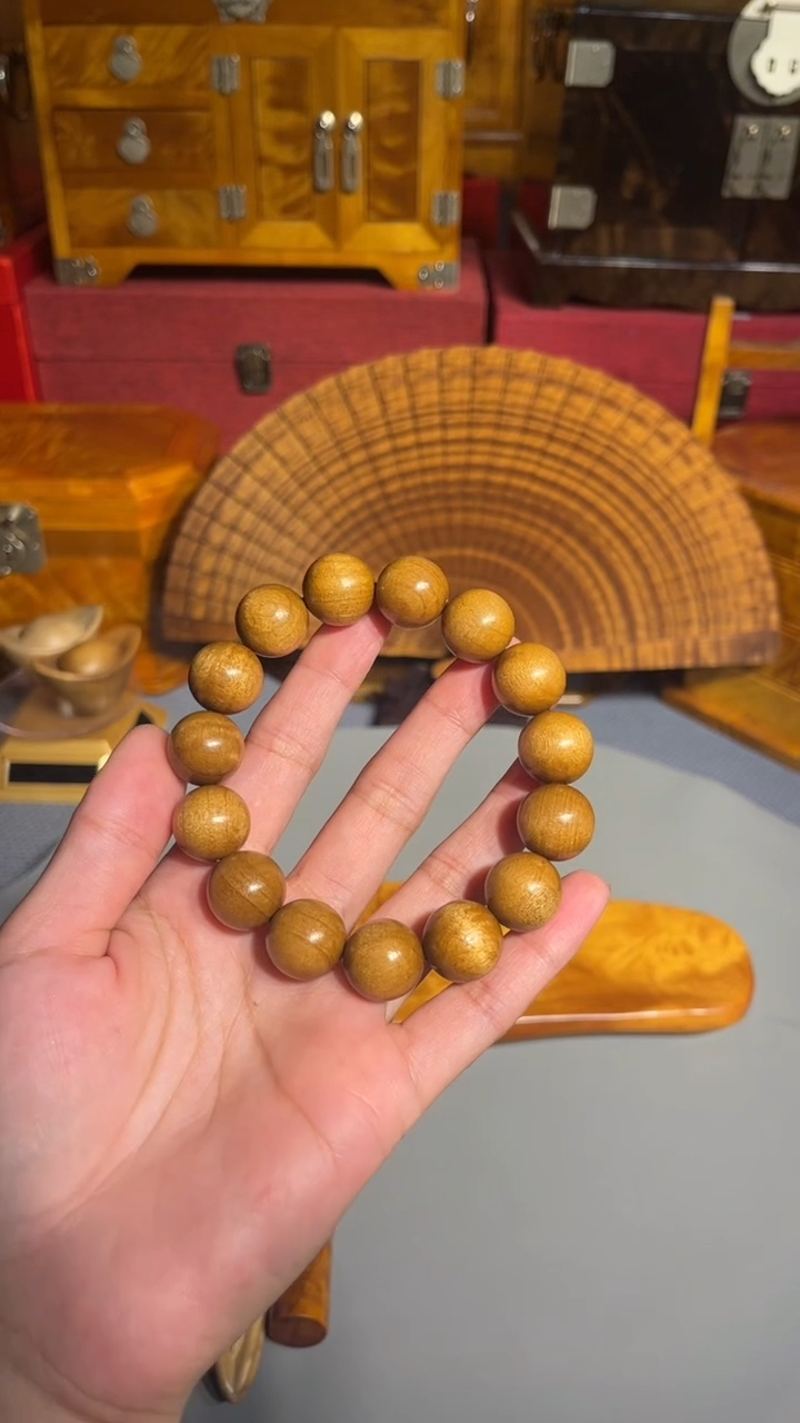 金丝楠小叶桢楠 1.5手串