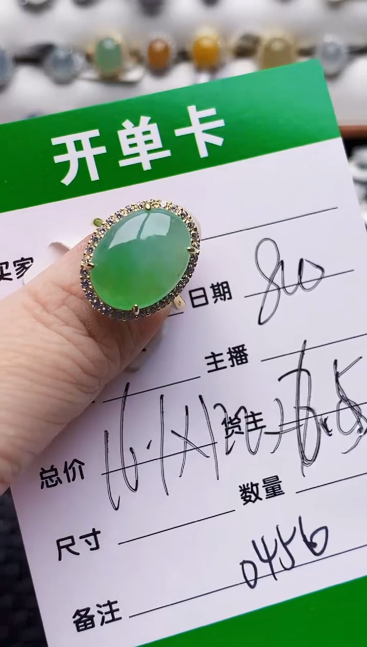 颈饰未镶嵌翡翠0456