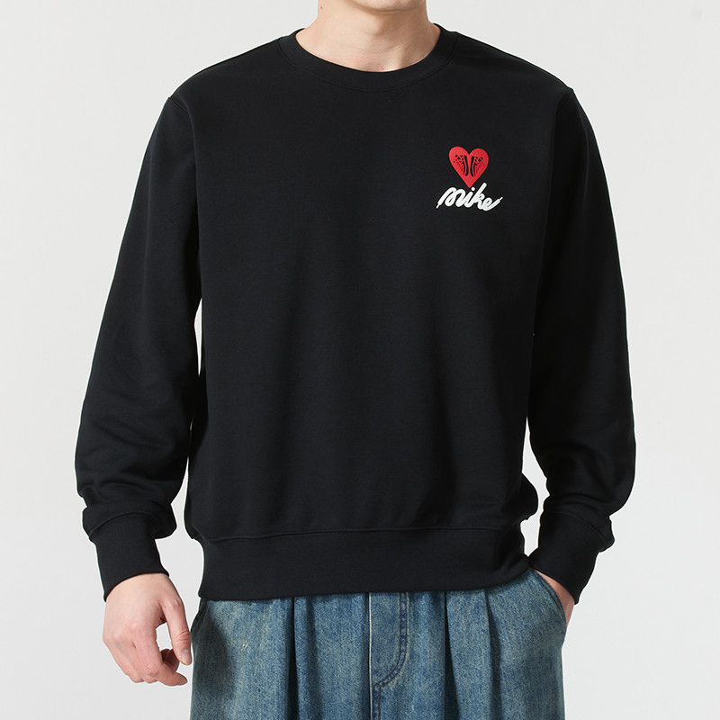 Nike耐克卫衣男2025新款运动服休闲圆领长袖套头衫跑步上衣IB8233