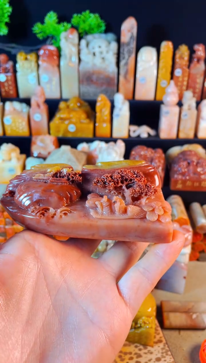 【闪购商品】老挝石印石摆件*不含篆刻