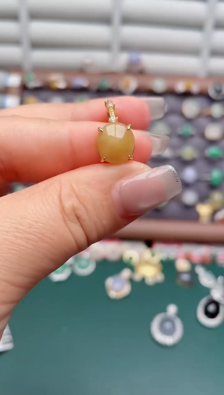 银S925镶嵌戒指翡翠.