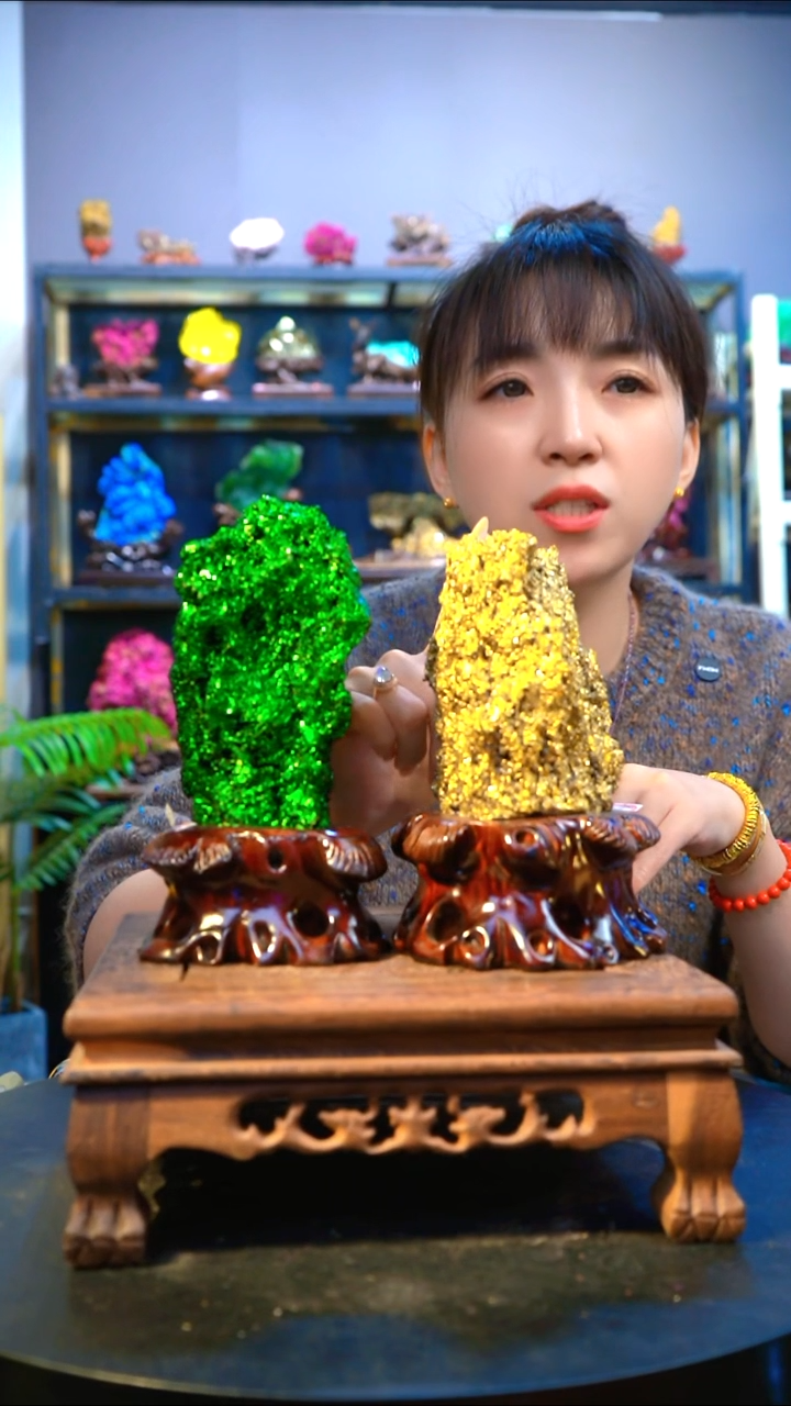 石材精品矿物晶体摆件