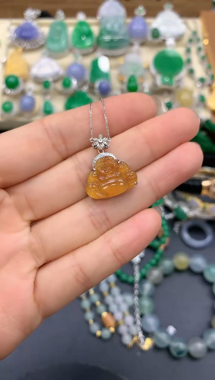 【闪购商品】翡翠颈饰18K金镶嵌253-中国好珍宝