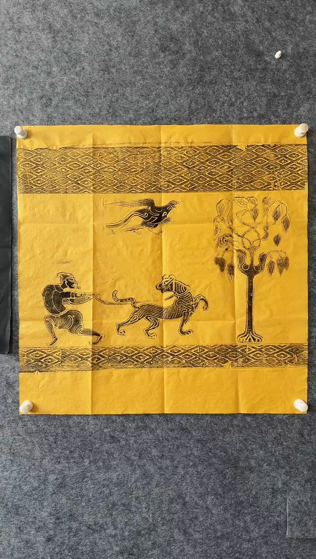 【闪购商品】拓片用纸印石高本戎训虎