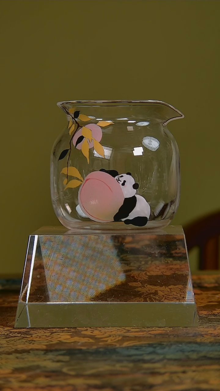 杯手工手绘杯杯很美丽