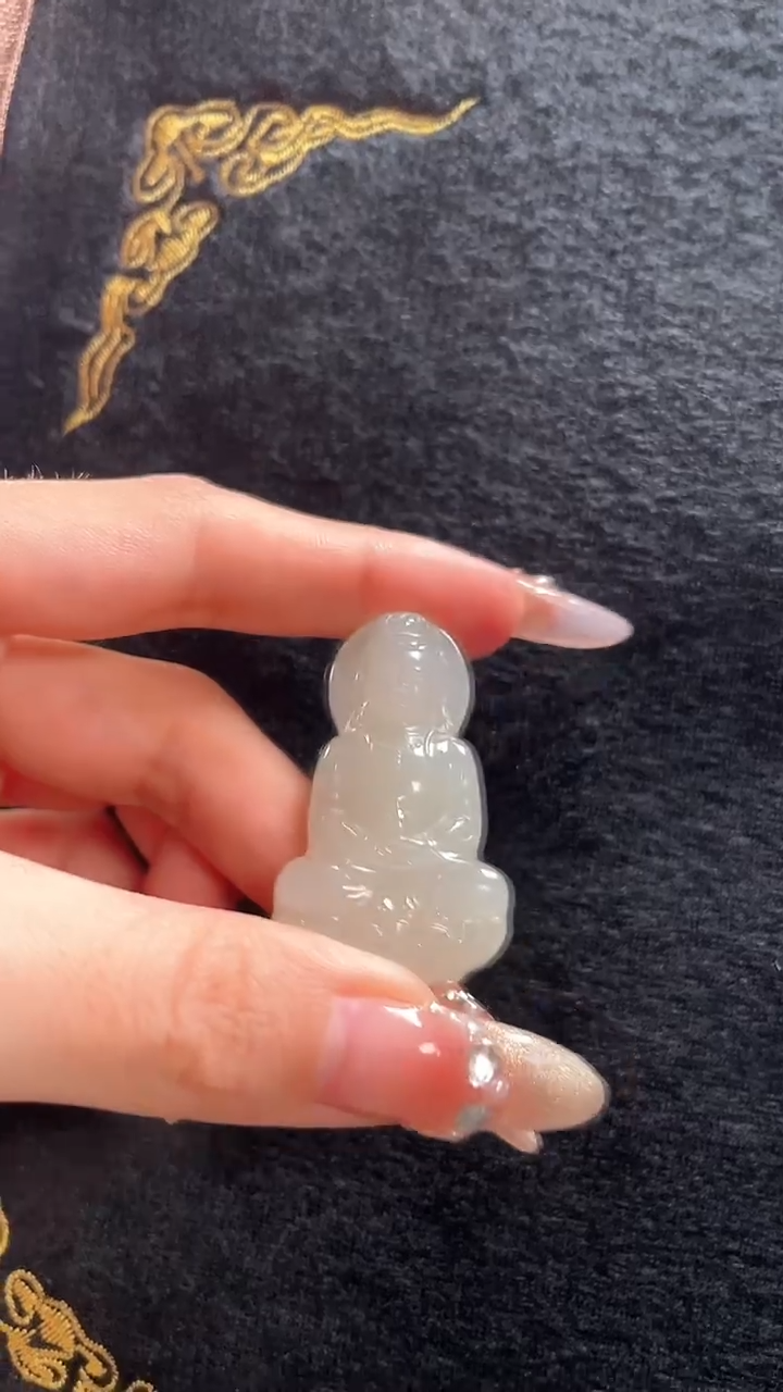 【闪购商品】和田玉吊坠(不含链)未镶嵌和田玉  观音吊坠