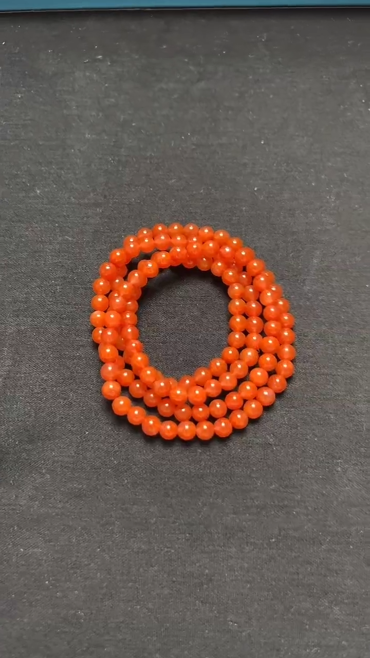 手串未镶嵌南红玛瑙多圈