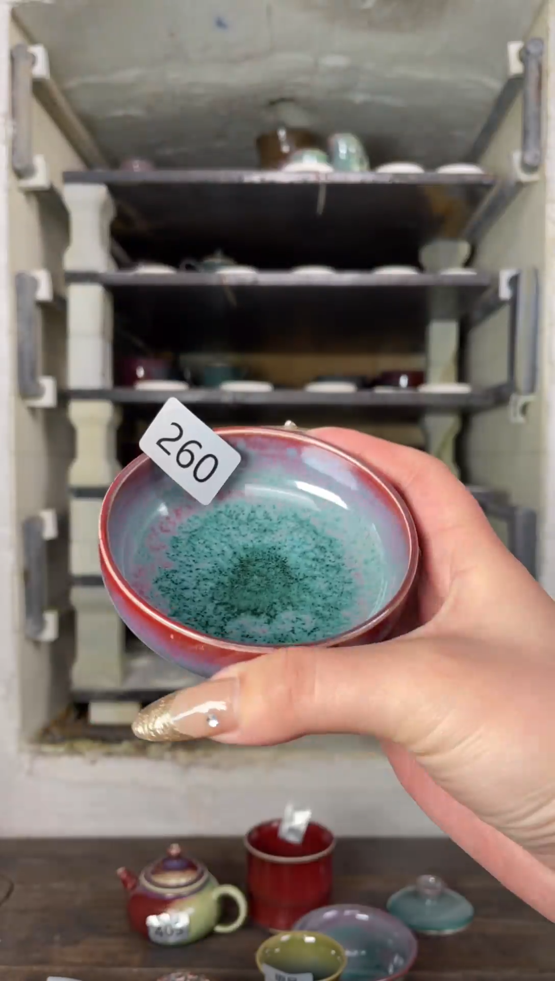【闪购商品】摆件钧瓷手工茶器窑变