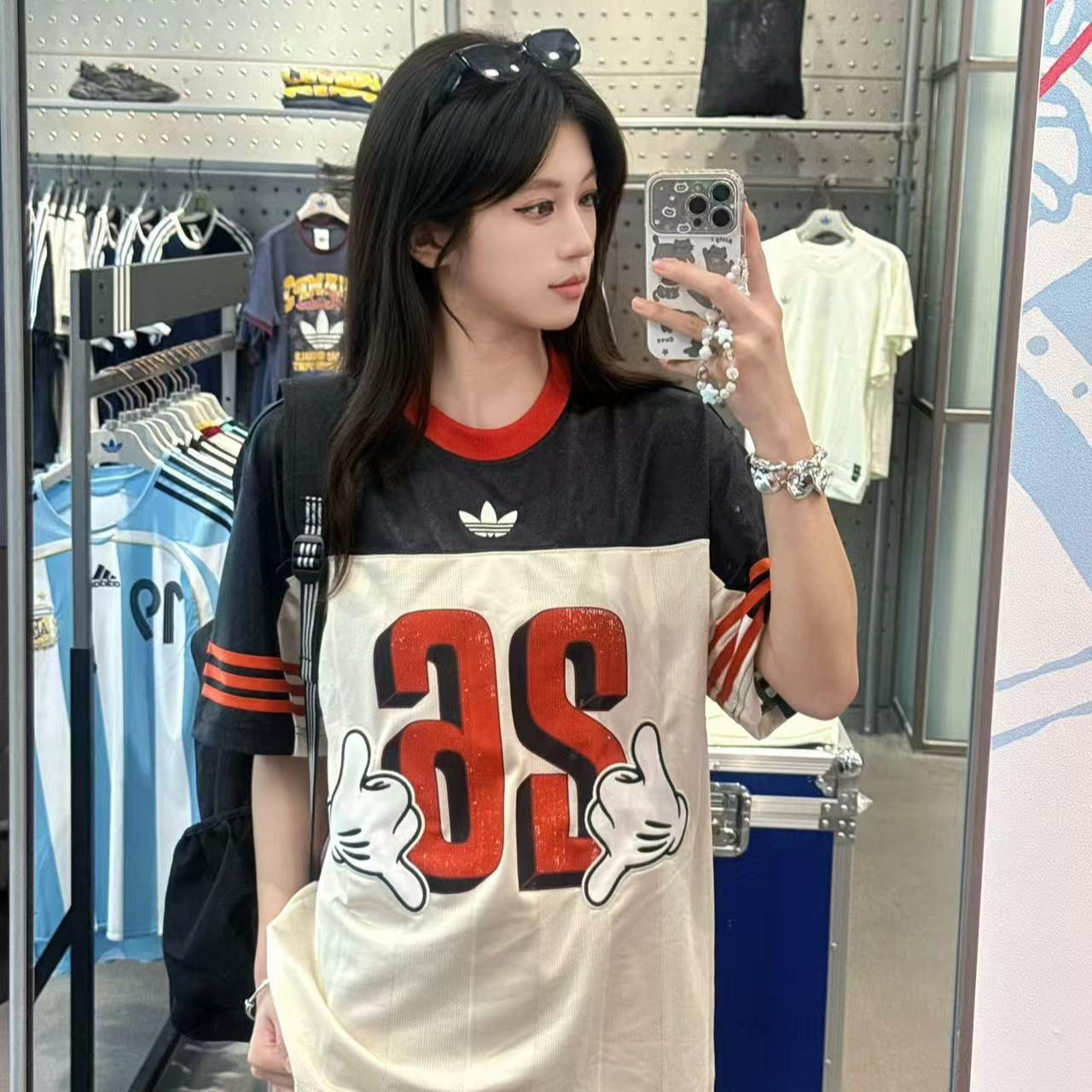 【门店发货】adidas 阿迪达斯三叶草迪士尼联名款运动短袖T恤KU3104
