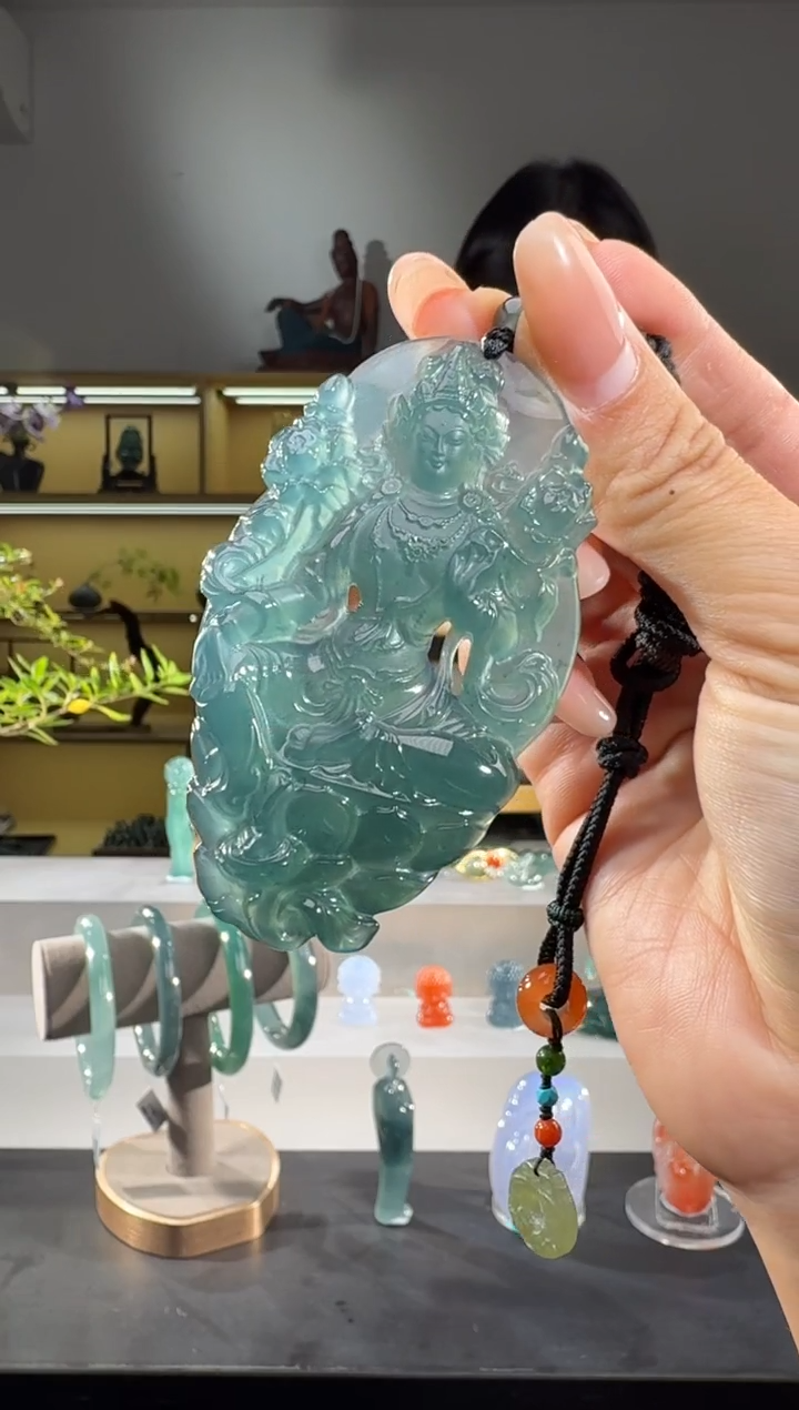 吊坠(不含链)未镶嵌翡翠度母