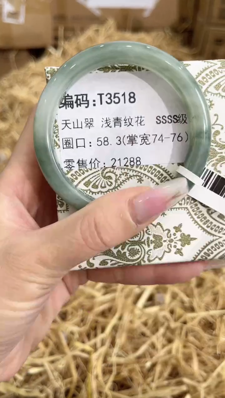未镶嵌手镯石英质玉T3518
