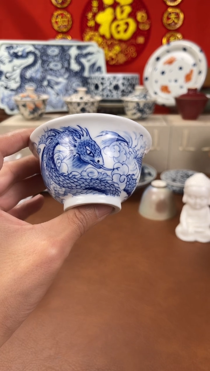 【闪购商品】开播福利手绘福利茶杯
