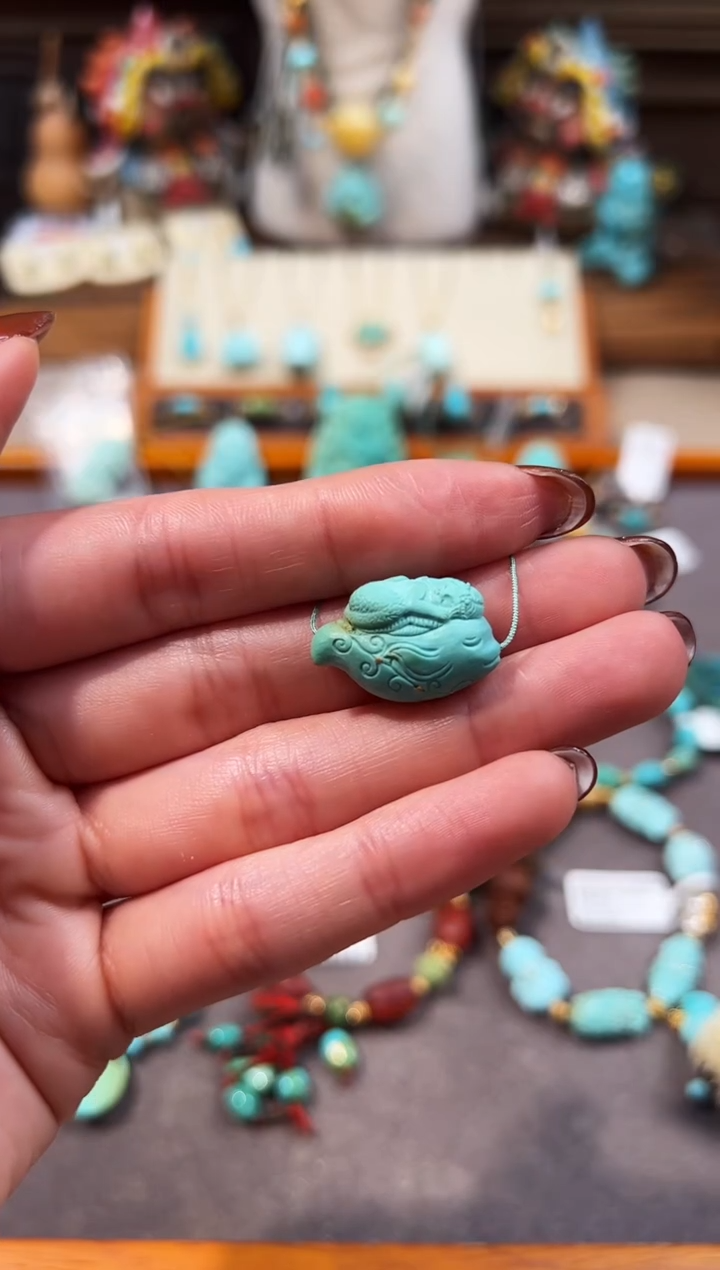 未镶嵌绿松石配饰K****v美人鱼