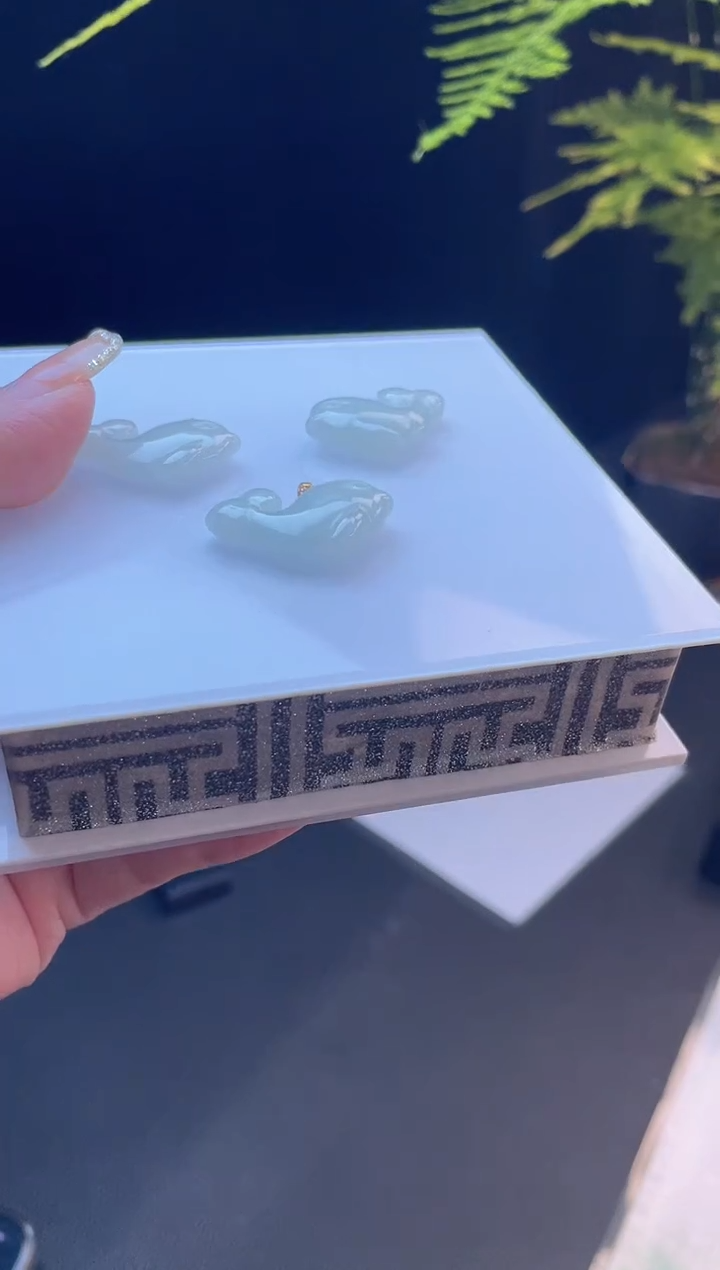 吊坠(不含链)18K金镶嵌翡翠G998T0919272