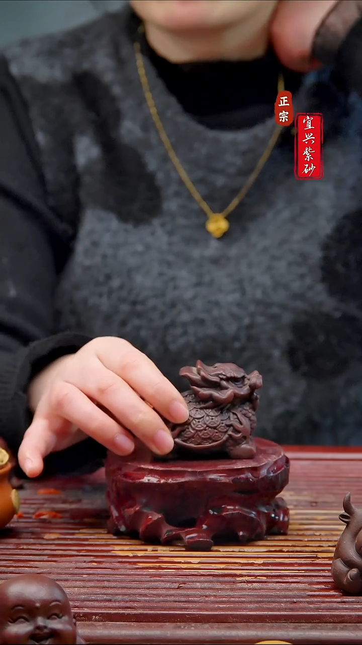 紫砂茶宠宜兴紫砂茶宠摆件