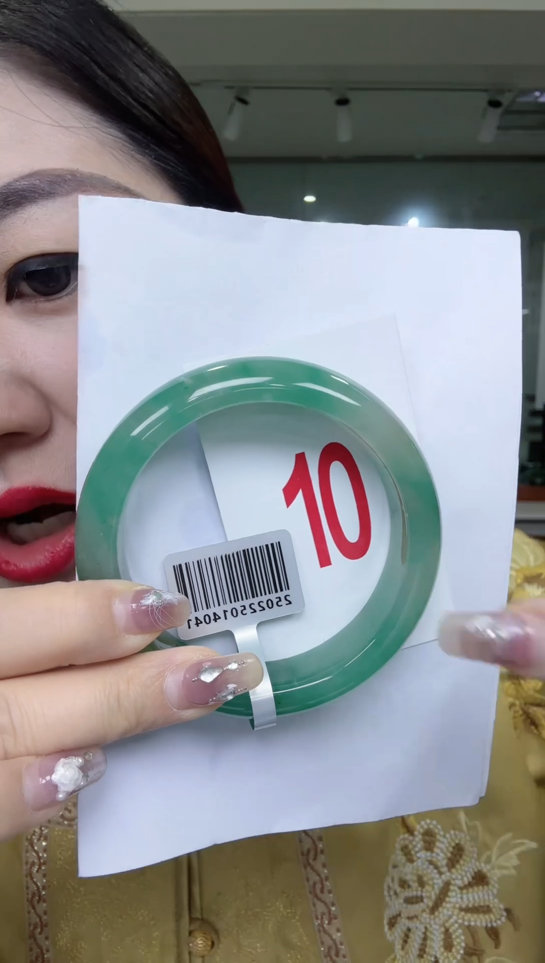 【闪购商品】石英质玉手镯未镶嵌螺+丽