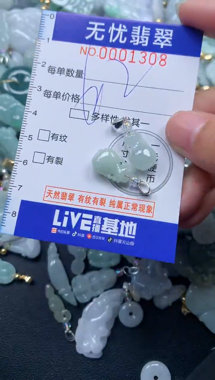 颈饰未镶嵌翡翠1308