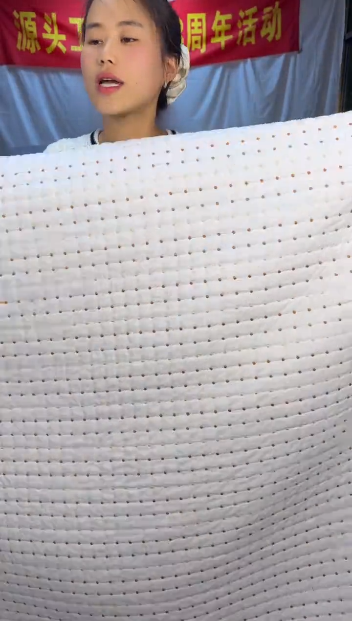 棉纯棉白色米粒秀200*230三件套