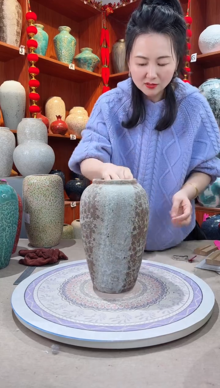 【闪购商品】瓶陶瓷花瓶 无花 微瑕 a305 