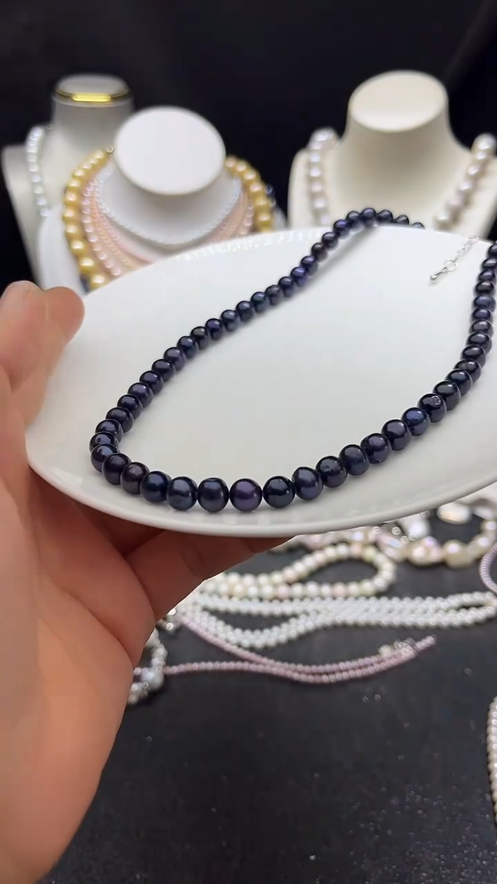 颈饰未镶嵌淡水珍珠多人