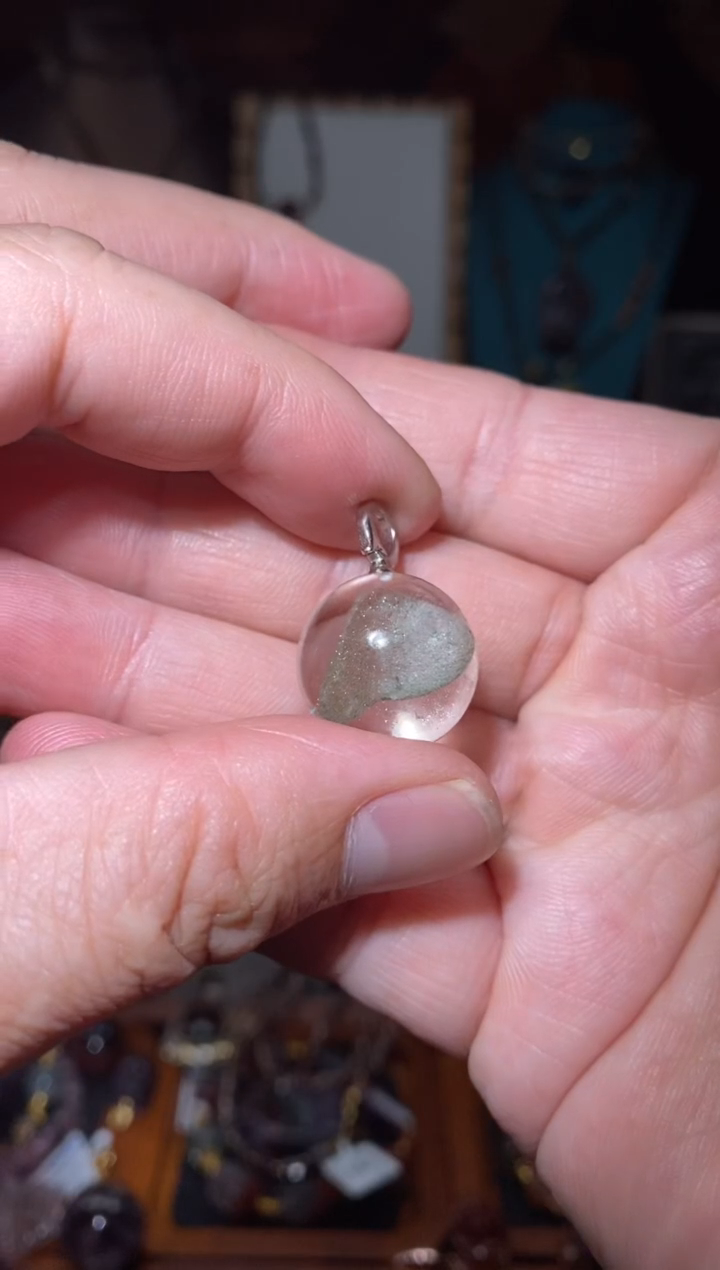 【闪购商品】水晶吊坠未镶嵌翠幽灵